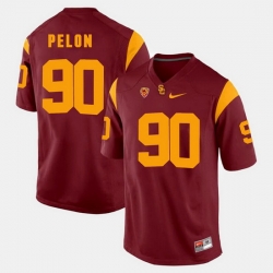 Men Usc Trojans Claude Pelon Pac 12 Game Red Jersey