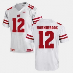 Men Wisconsin Badgers Alex Hornibrook Alumni Football Game White Jersey