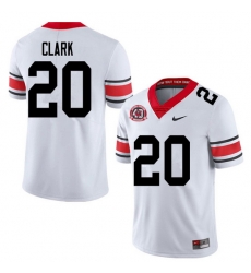 2020 Men #20 Sevaughn Clark Georgia Bulldogs 1980 National Champions 40th Anniversary College Footba