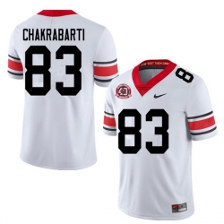 2020 Men #83 Kaustov Chakrabarti Georgia Bulldogs 1980 National Champions 40th Anniversary College F