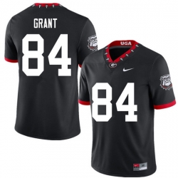 2020 Men #84 Walter Grant Georgia Bulldogs Mascot 100th Anniversary College Football Jerseys Sale-Bl