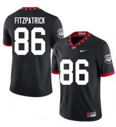 2020 Men #86 John FitzPatrick Georgia Bulldogs Mascot 100th Anniversary College Football Jerseys Sal