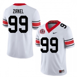 2020 Men #99 Jared Zirkel Georgia Bulldogs 1980 National Champions 40th Anniversary College Football