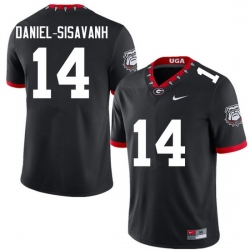 Men #14 David Daniel-Sisavanh Georgia Bulldogs College Football Jerseys Sale-100th Anniversary