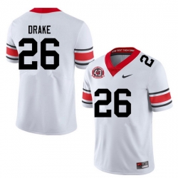 Men #26 Collin Drake Georgia Bulldogs College Football Jerseys Sale-40th Anniversary