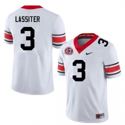 Men #3 Kamari Lassiter Georgia Bulldogs College Football Jerseys Sale-40th Anniversary