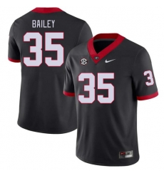 Men #35 Aidan Bailey Georgia Bulldogs College Football Jerseys Stitched-Black