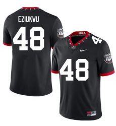 Men #48 Austine Eziukwu Georgia Bulldogs College Football Jerseys Sale-100th Anniversary