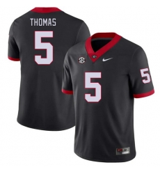 Men #5 Rara Thomas Georgia Bulldogs College Football Jerseys Stitched-Black