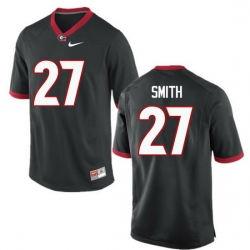 Men Georgia Bulldogs #27 KJ Smith College Football Jerseys-Black