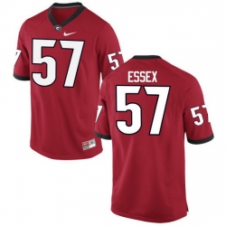 Men Georgia Bulldogs #57 Alex Essex College Football Jerseys-Red