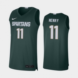 Michigan State Spartans Aaron Henry Green Limited Men'S Jersey