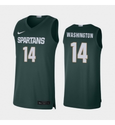 Michigan State Spartans Brock Washington Green Limited Men'S Jersey