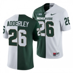 Michigan State Spartans Herb Adderley Michigan State Spartans Split Edition Jersey