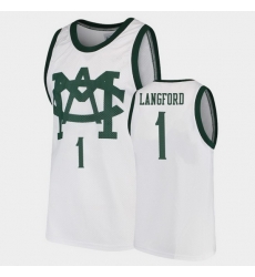 Michigan State Spartans Josh Langford White Vault Mac Men'S Jersey