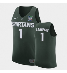 Michigan State Spartans Joshua Langford Green 2019 Final Four Men'S Jersey