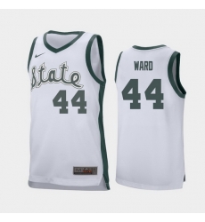 Michigan State Spartans Nick Ward White Retro Replica Men'S Jersey