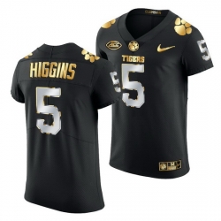 Clemson Tigers Tee Higgins Black Golden Edition Jersey