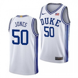 Duke Blue Devils Bates Jones Home 2021 Jersey