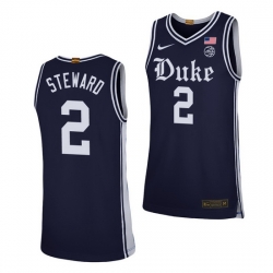 Duke Blue Devils Dj Steward Navy Alternate Men'S Jersey