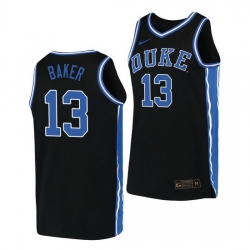 Duke Blue Devils Joey Baker Black Replica Men'S Jersey