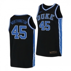 Duke Blue Devils Keenan Worthington Black Replica Men'S Jersey