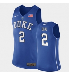 Duke Blue Devils Luol Deng Royal Authentic Men'S Jersey