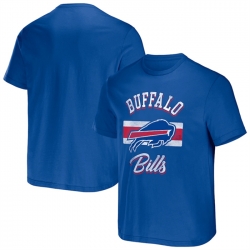 Men Buffalo Bills Blue X Darius Rucker Collection Stripe T Shirt