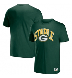 Men Green Bay Packers X Staple Green Logo Lockup T Shirt