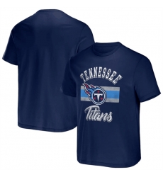 Men Tennessee Titans Navy X Darius Rucker Collection Stripe T Shirt