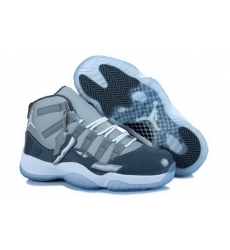 Girls Nike Air Jordan 11 GS Medium Grey White Cool Grey Womens Size