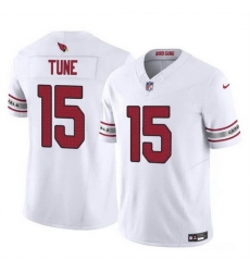 Men Arizona Cardinals 15 Clayton Tune White 2023 F U S E  Vapor Untouchable Limited Stitched Football Jersey