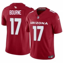 Men Arizona Cardinals  17 Kendrick Bourne Red 2026 F U S E  Vapor Untouchable Limited Stitched Jersey