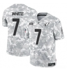 Men Arizona Cardinals 7 Kyzir White 2024 F U S E Arctic Camo Salute To Service Limited Stitched Football Jersey