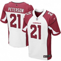 Men Nike Arizona Cardinals 21 Patrick Peterson Elite White NFL Jersey