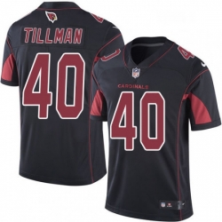 Men Nike Arizona Cardinals 40 Pat Tillman Limited Black Rush Vapor Untouchable NFL Jersey