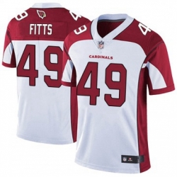 Men Nike Arizona Cardinals 49 Kylie Fitts Limited Cardinal White Vapor Untouchable Jersey