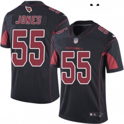 Men Nike Arizona Cardinals 55 Chandler Jones Elite Black Rush Vapor Untouchable NFL Jersey