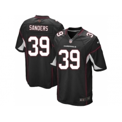 Nike Arizona Cardinals 39 James Sanders Black Game NFL Jersey