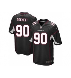 Nike Arizona Cardinals 90 Darnell Dockett Black Game NFL Jersey