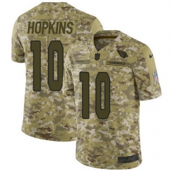 Nike Cardinals 10 DeAndre Hopkins Camo Men Stitched NFL Limited 2018 Salute To Service Jersey