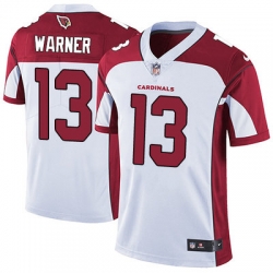 Nike Cardinals #13 Kurt Warner White Mens Stitched NFL Vapor Untouchable Limited Jersey