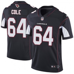 Nike Cardinals #64 Mason Cole Black Alternate Mens Stitched NFL Vapor Untouchable Limited Jersey