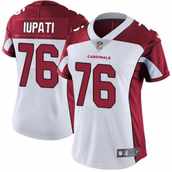 Nike Cardinals #76 Mike Iupati White Womens Stitched NFL Vapor Untouchable Limited Jersey