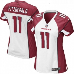 Womens Nike Arizona Cardinals 11 Larry Fitzgerald Game White NFL Jersey