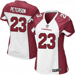 Womens Nike Arizona Cardinals 23 Adrian Peterson Game White NFL Jersey