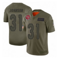 Youth Arizona Cardinals 31 David Johnson Limited Camo 2019 Salute to Service Football Jersey