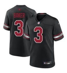 Youth Arizona Cardinals Budda Baker #3 Black 2024 F U S E Vapor Untouchable Limited Stitched