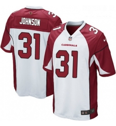 Youth Nike Arizona Cardinals 31 David Johnson Game White NFL Jersey