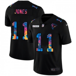 Atlanta Falcons 11 Julio Jones Men Nike Multi Color Black 2020 NFL Crucial Catch Vapor Untouchable Limited Jersey